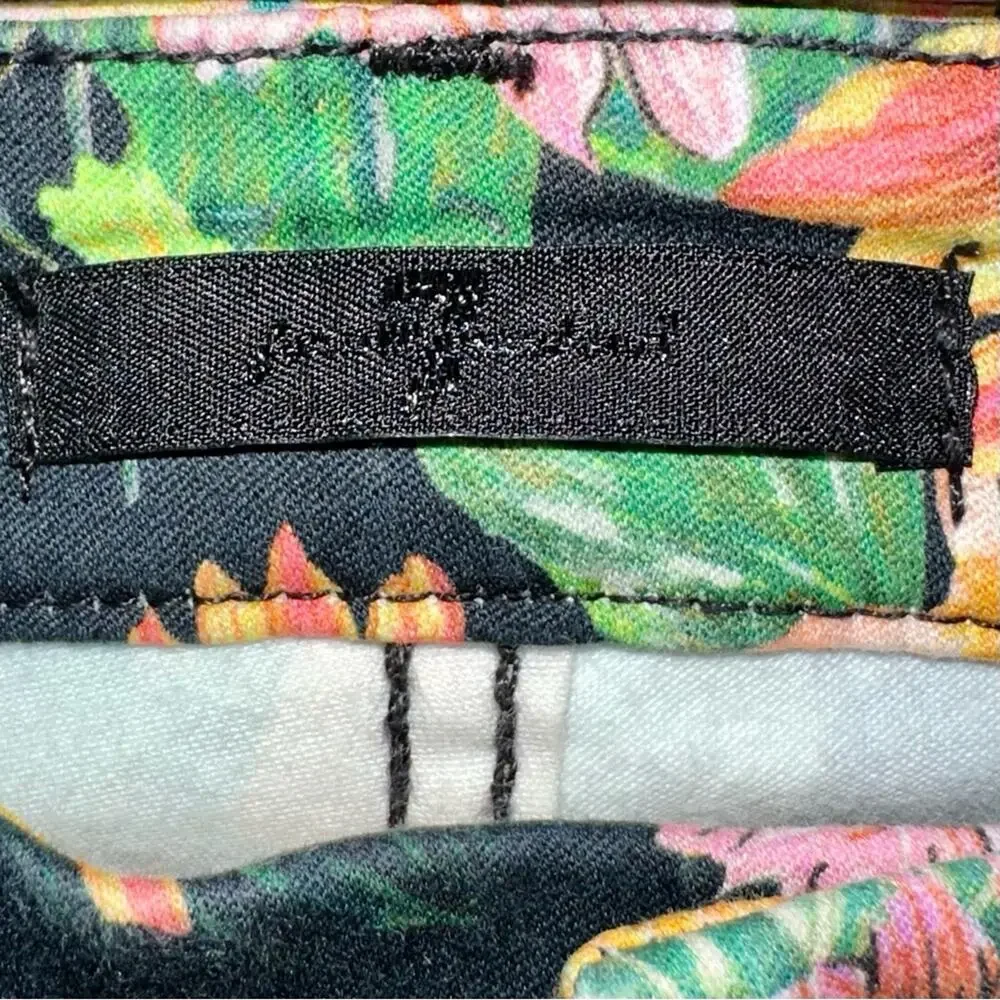 7 For All Mankind Floral Gwenevere Skinny Jeans Size 25